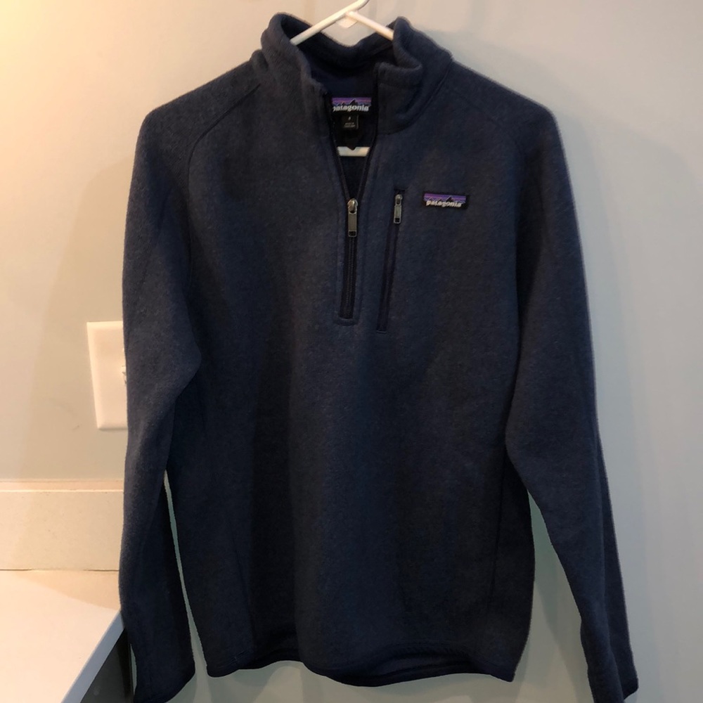 Navy Patagonia quarter zip